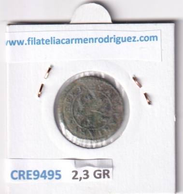 CRE9495 MONEDA ESPAÑA FELIPE III 4 MARAVEDIS 1605 SEGOVIA COBRE