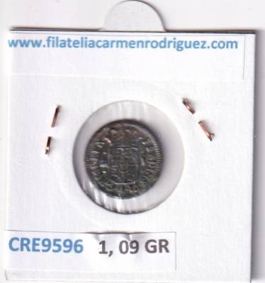 CRE9596 MONEDA ESPAÑA FERNANDO VI 1 MARAVEDIS 1746 COBRE
