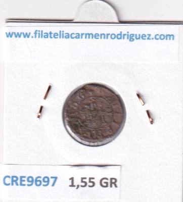 CRE9697 MONEDA ESPAÑA FELIPE III 2 MARAVEDIS 1603 SEGOVIA COBRE
