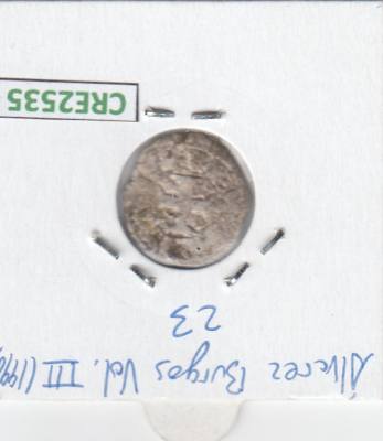 CRE2535 MONEDA ARAGONESA DINERO TOLEDO 1109-1126