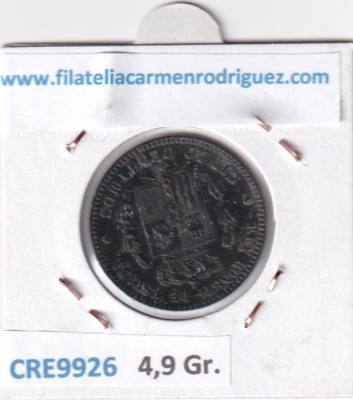 CRE9926 MONEDA ESPAÑA ALFONSO XII 5 CENTIMOS 1878 OM BARCELONA MBC+