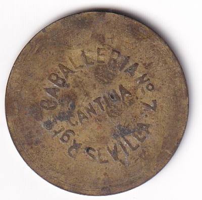 CRCAP095 FICHA SEVILLA CABALLERIA NO CATALOGADA RARA