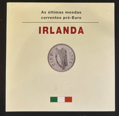 CRC0196 CARTERA IRLANDA ULTIMAS MONEDAS PRE-EUROS 