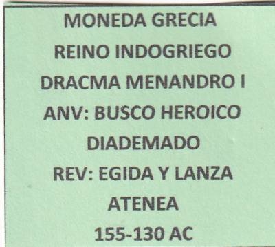 CR4523 MONEDA GRECIA 1 DIOBOLO VER DESCRIPCION EN FOTOS