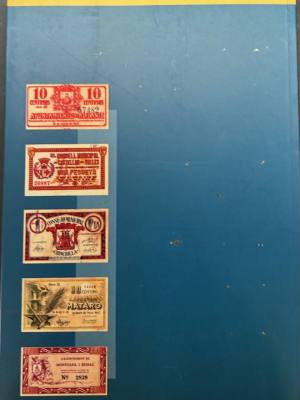 M014 LIBRO LOS BILLETES DURANTE LA GUERRA CIVIL