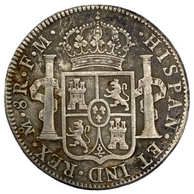 CRE7584 MONEDA ESPAÑA CARLOS IV 8 REALES 1792 MEXICO