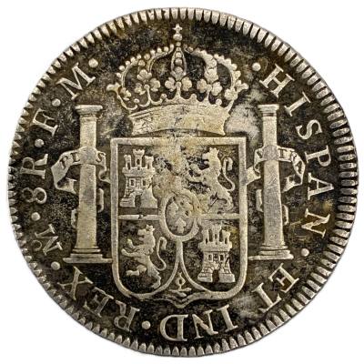 CRE7591 MONEDA ESPAÑA CARLOS IV 8 REALES 1793 MEXICO