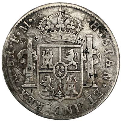 CRE7613 MONEDA ESPAÑA CARLOS IV 8 REALES 1797 MEXICO FM