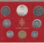 CRC0094 CARTERA MONEDA VATICANO 8 VALORES 1971