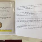 CARTERA VATICANO MONEDA + SELLO 2017