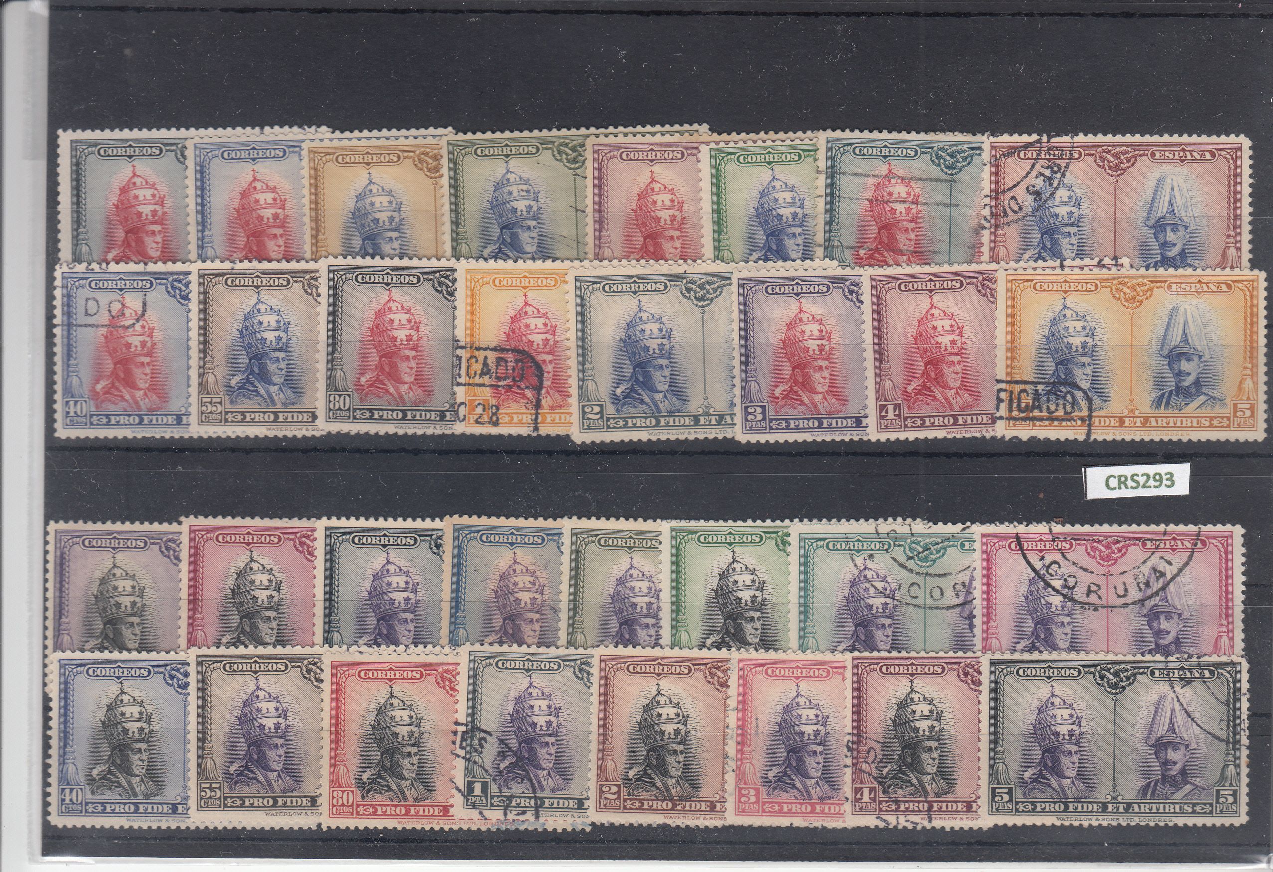 1663703119-crs343sellosespaancat402-433usados45.jpg CRS343 SELLOS ESPAÑA Nº CAT 402-433 USADOS - Imagen 1