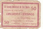 CRBL0052 BILLETE LOCAL ESPAÑA DON BENITO MC