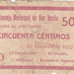CRBL0052 BILLETE LOCAL ESPAÑA DON BENITO MC