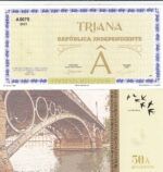 T001 BILLETE SERIE TRIANA REPUBLICA INDEPENDIENTE - Imagen 2