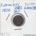 CRE2498 MONEDA ESPAÑA 1 CENTIMO ALFONSO XIII 1096 SMV