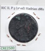 CRE2500 MONEDA ROMANA SESTERCIO ROMA ADRIANO MACEDONIA 130-133 - Imagen 2