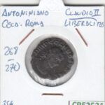 CRE2531 MONEDA ROMANA ANTONINIANO ROMA CLAUDIO II LIBERALITAS 268-270