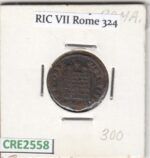 CRE2558 MONEDA ROMANA AE3 ROMA CONSTANCIO II CAMPAMENTO 329-330 - Imagen 2