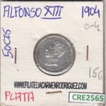 CRE2565 MONEDA ESPAÑA ALFONSO XIII 50 CENTIMOS 1904