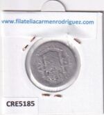 CRE5185 MONEDA ESPAÑA ALFONSO XIII 1 PESETA 1889 MPM PLATA - Imagen 2