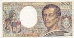 CRBX158 BILLETE FRANCIA 200 FRANCOS 1990 MBC