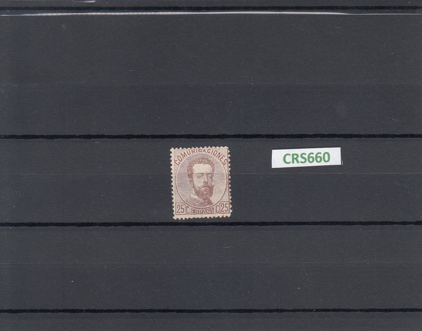 imagen-13-10055.jpg CRS660 SELLO ESPAÑA Nº CAT 124 X CON CHARNELA - Imagen 1