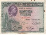 CRBS0693 BILLETE ESPAÑA 500 PESETAS 1928