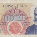 CRBX162 BILLETE ITALIA 1000 LIRAS MC