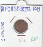 CRE1264 MONEDA ESPAÑA ALFONSO XIII 1 CENTIMO 1913