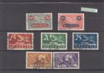 CRSEXT0262 SELLOS SUIZA AEREOS Nº CAT AV 3-9 USADOS