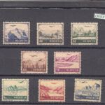 CRSEXT0263 SELLOS SUIZA AEREOS Nº CAT 27-34 X CON CHARNELA
