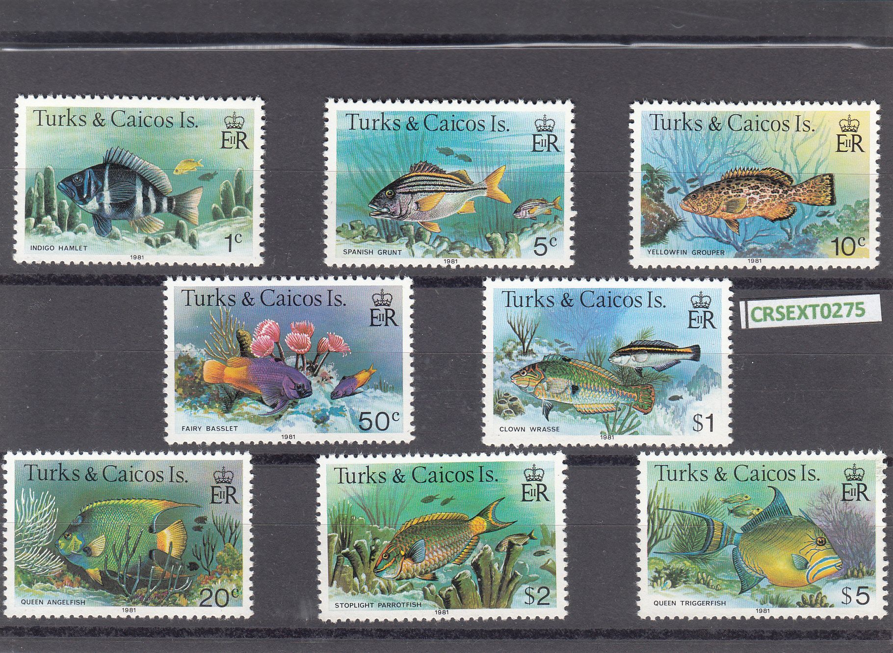 imagen-13-10198.jpg CRSEXT0275 SELLOS TURK & CAICOS Nº CAT 563-70 XX SIN CHARNELA - Imagen 1