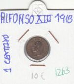 CRE1263 MONEDA ESPAÑA ALFONSO XIII 1 CENTIMO 1913