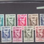 CRSEXT0290 SELLOS VENEZUELA Nº CAT AEREOS AV 409-417 USADOS