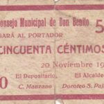 CRBL0050 BILLETE LOCAL ESPAÑA DON BENITO MC