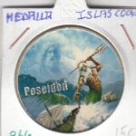 CRM0346 MEDALLA ISLAS COOK POSEIDON
