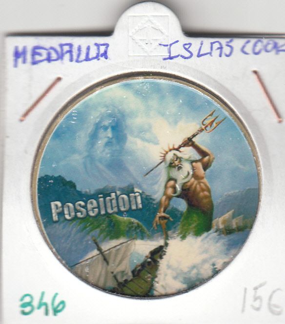 imagen-13-10329.jpg CRM0346 MEDALLA ISLAS COOK POSEIDON - Imagen 1