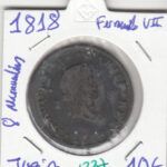 CRE1337 8 MARAVEDIS FERNANDO VII 1818 JUBIA