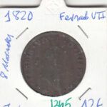 CRE1345 MONEDA ESPAÑA FERNANDO VII 8 MARAVEDIES 1820 JUBIA