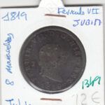CRE1349 MONEDA ESPAÑA FERNANDO VII 8 MARAVEDIES 1819 JUBIA