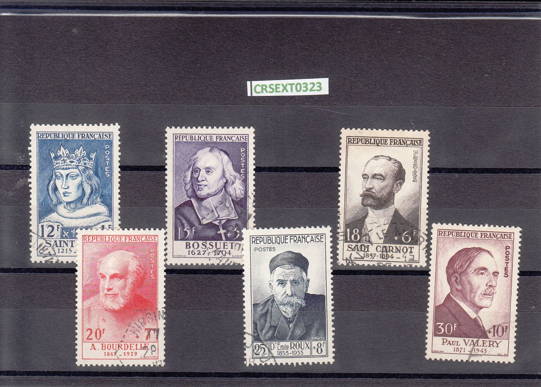 imagen-13-10756.jpg CRSEXT0323 SELLOS FRANCIA Nº CAT 989-94 USADOS - Imagen 1