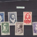 CRSEXT0326 SELLOS FRANCIA Nº CAT 1066-71 USADOS