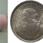 C1957 CARTUCHO 40 MONEDAS ESPAÑA 50 PESETAS 1957 ESTRELLA 67 SIN CIRCULAR