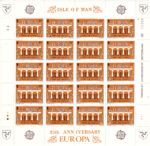CRSEXT0359 SELLOS ISLA DE MAN TEMA EUROPA 1984 MINIPLIEGOS XX SIN CHARNELA