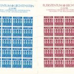 CRSEXT0357 SELLOS LIECHTENSTEIN TEMA EUROPA 1984 MINIPLIEGOS XX SIN CHARNELA