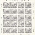 CRSEXT0349 SELLOS FEROE TEMA EUROPA 1982 MINIPLIEGOS XX SIN CHARNELA