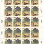 CRSEXT0367 SELLOS FEROE TEMA EUROPA 1990 MINIPLIEGO XX SIN CHARNELA