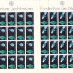 CRSEXT0400 SELLOS LIECHTENSTEIN TEMA EUROPA 1991 MINIPLIEGOS