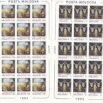 CRSEXT0416 SELLOS MOLDAVIA TEMA EUROPA 1993 MINIPLIEGOS