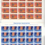 CRSEXT0405 SELLOS LIECHTENSTEIN TEMA EUROPA 1992 MINIPLIEGOS
